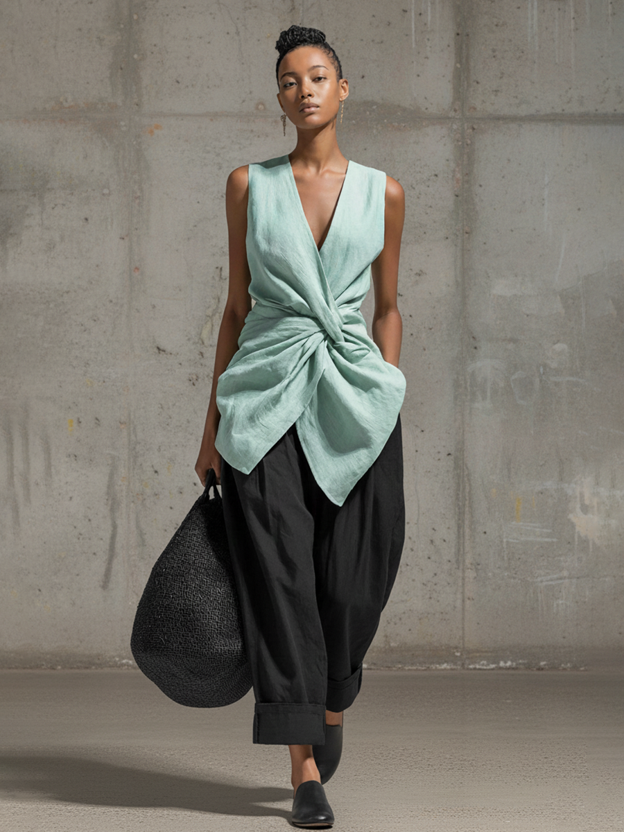 Aria™ | Modern Linen Two-Piece Set