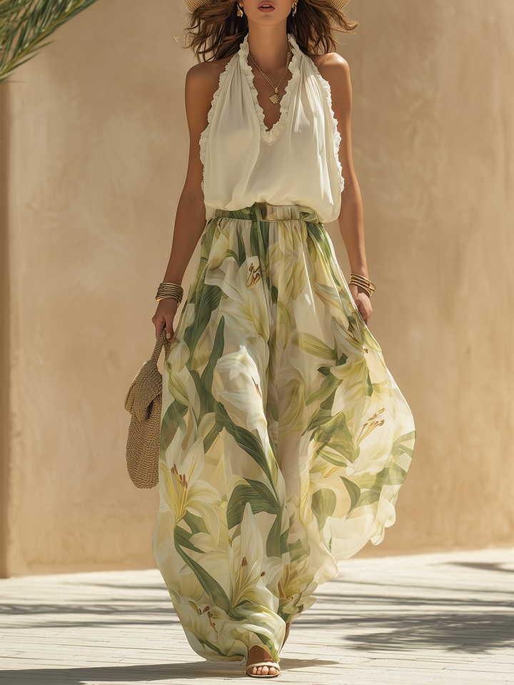 Claire™ | Elegant Floral Two-Piece Set