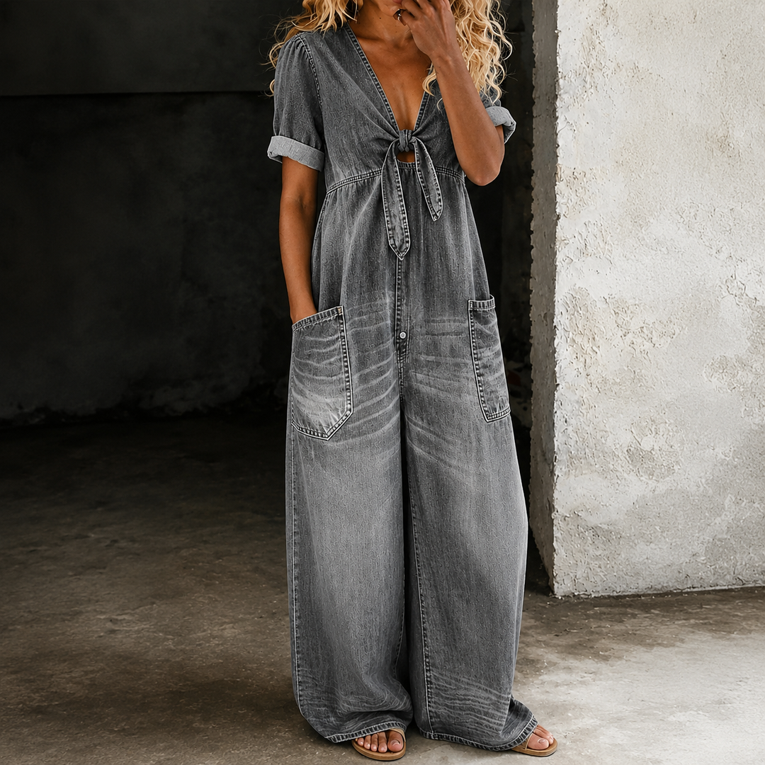 Savannah™ | Denim Breeze Jumpsuit