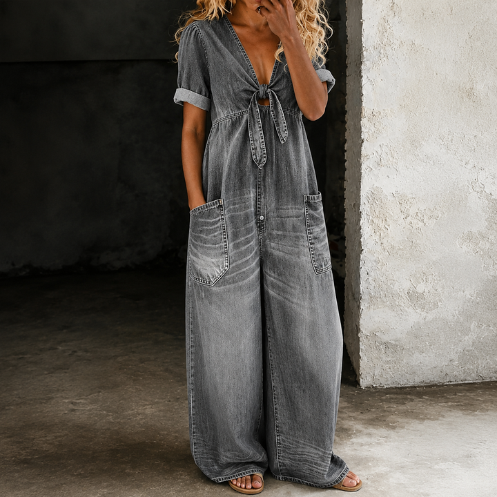 Savannah™ | Denim Breeze Jumpsuit