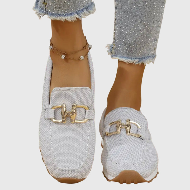 Elara™ | Luxe Chain Slip-On Sneakers