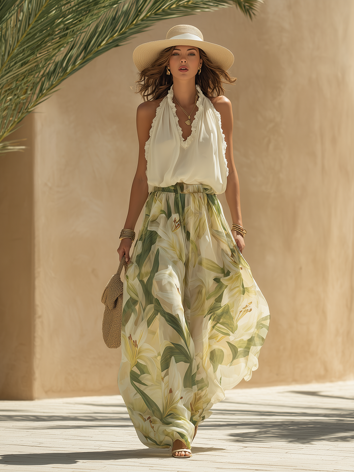 Claire™ | Elegant Floral Two-Piece Set