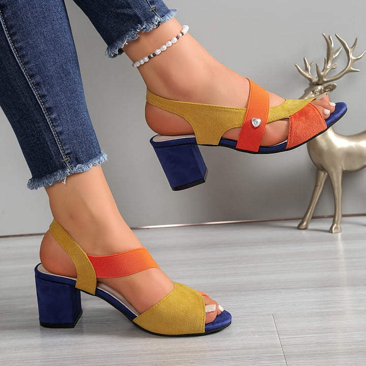 Isla™ | Colorblock Comfort Heels