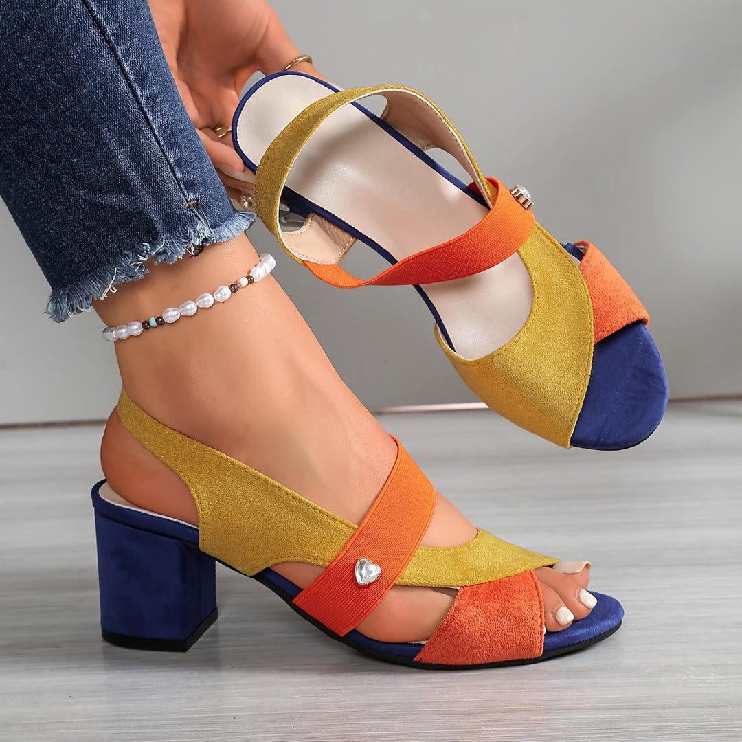 Isla™ | Colorblock Comfort Heels
