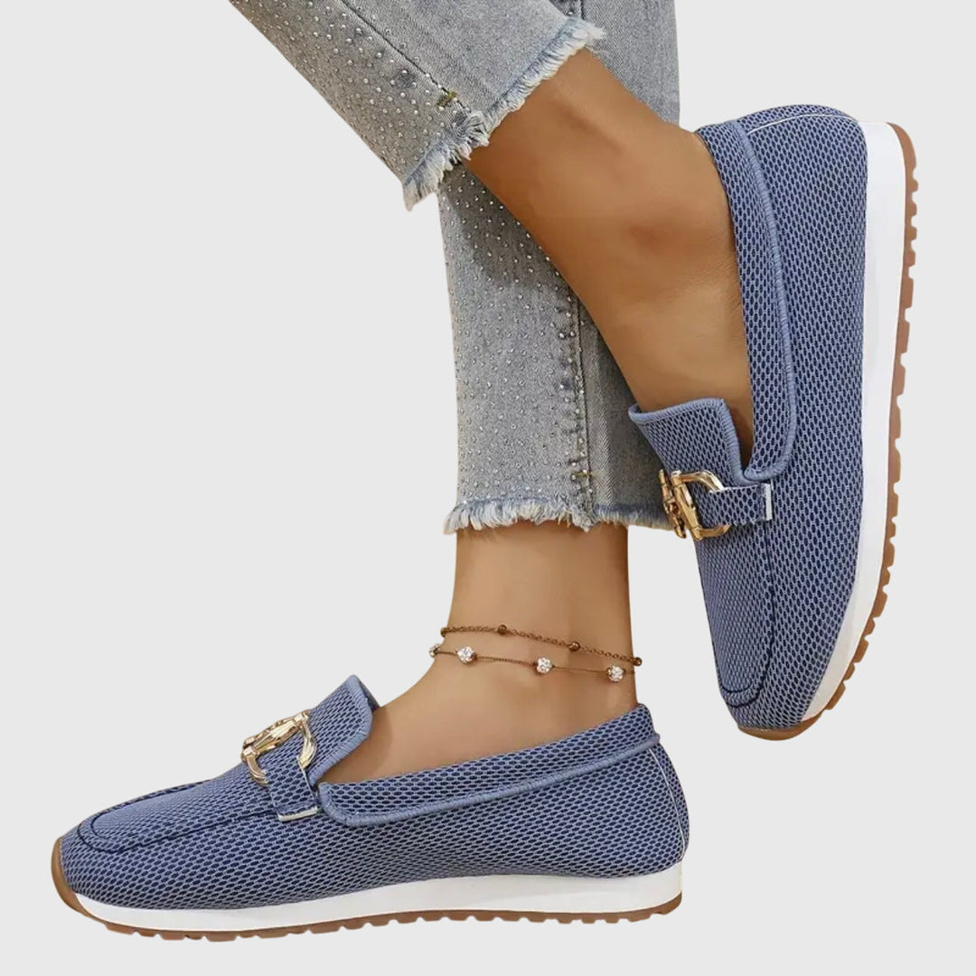 Elara™ | Luxe Chain Slip-On Sneakers