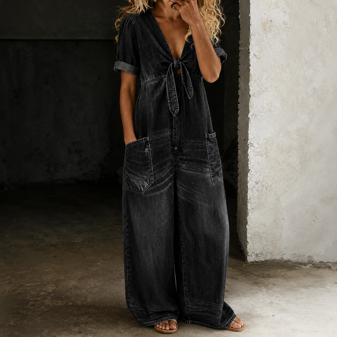 Savannah™ | Denim Breeze Jumpsuit