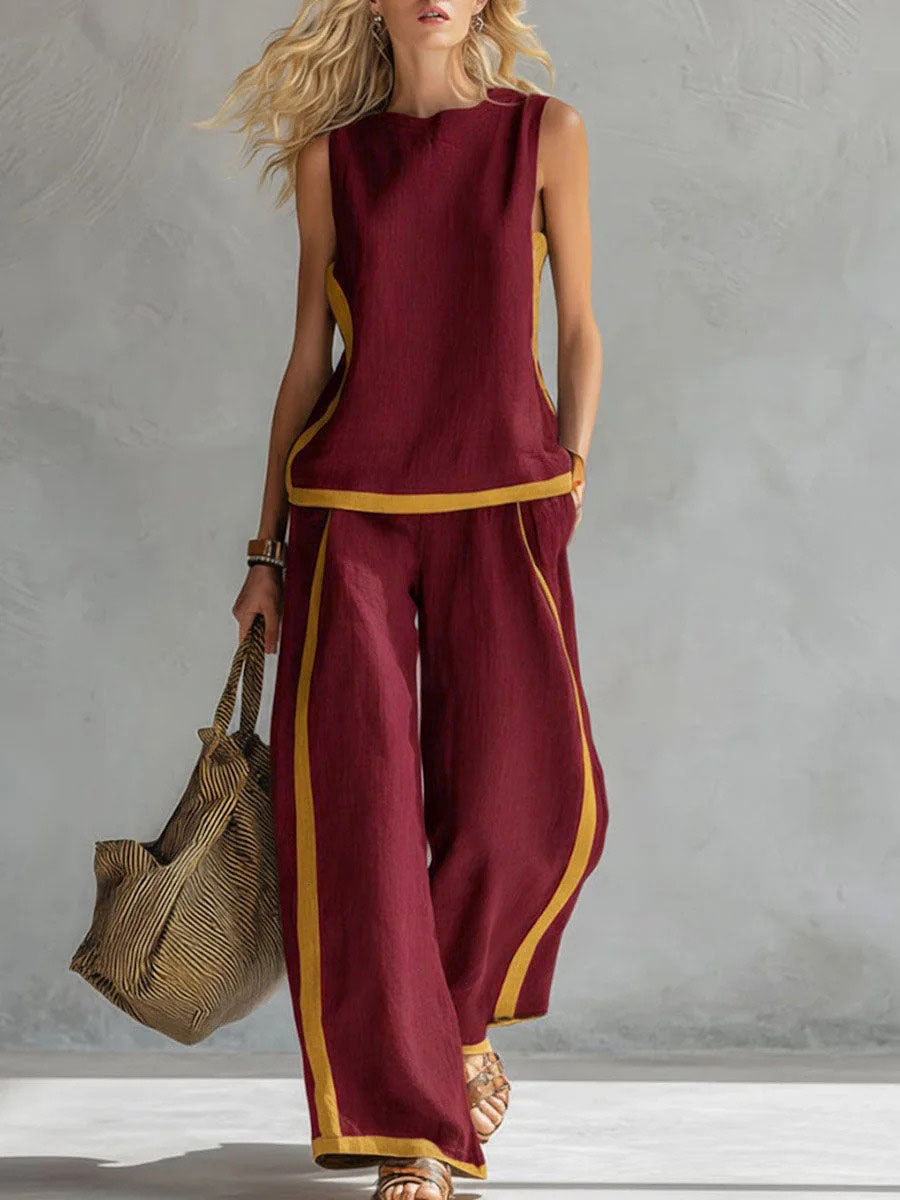 SOFIA | Women's Jumpsuit Set with Pockets