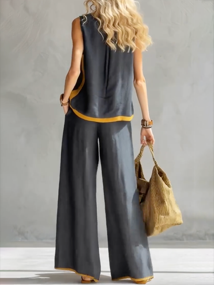 SOFIA | Women's Jumpsuit Set with Pockets