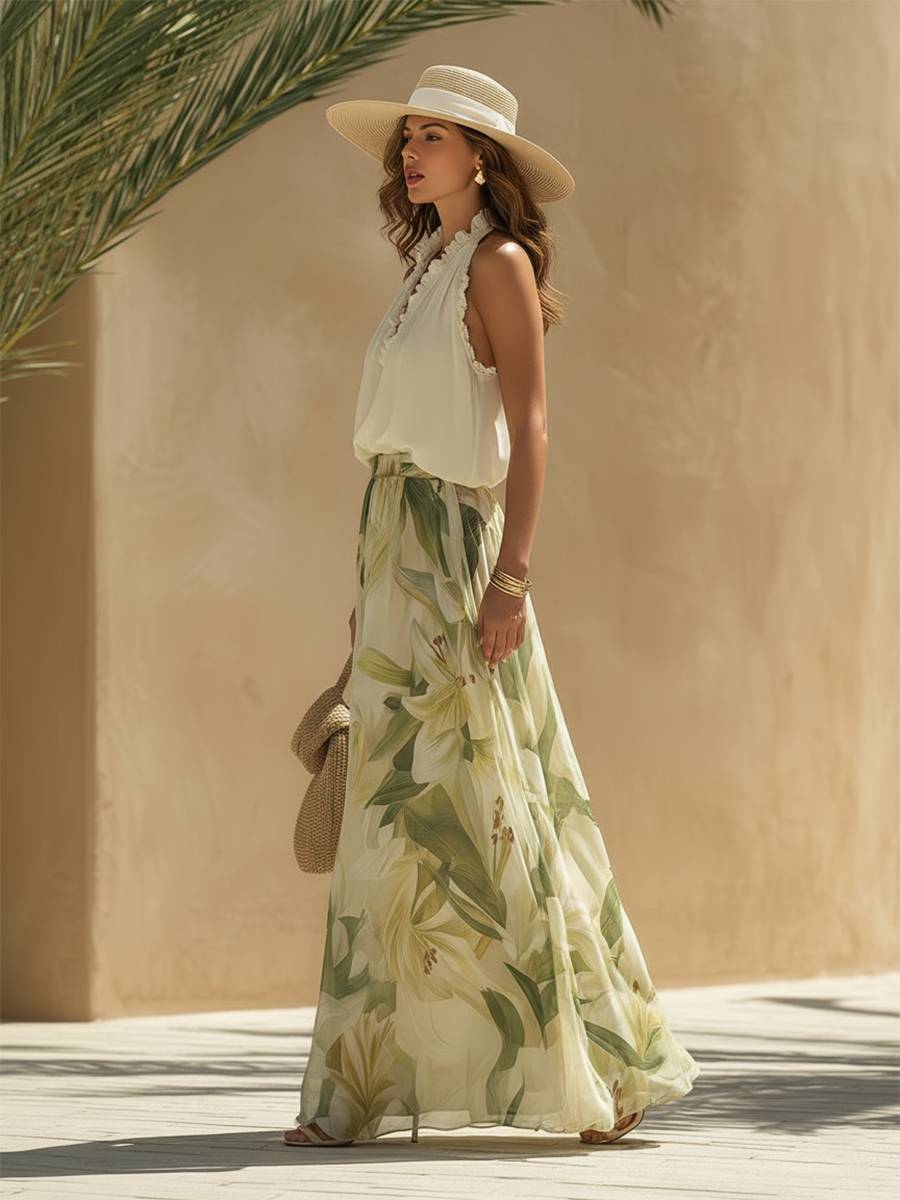 Claire™ | Elegant Floral Two-Piece Set