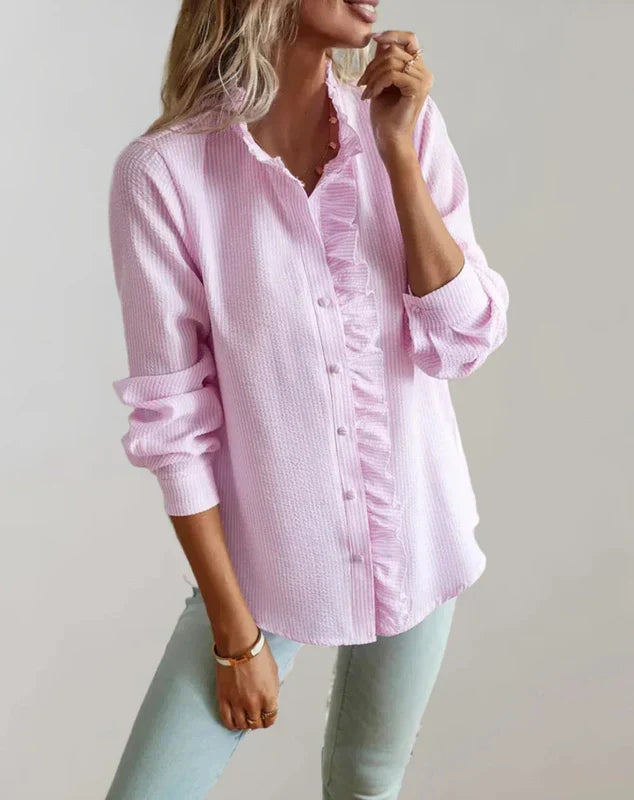 Natalie | Blouse with Ruffles
