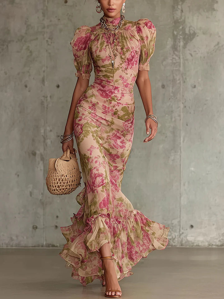 Rosalie™ | Blooming Elegance Maxi Dress