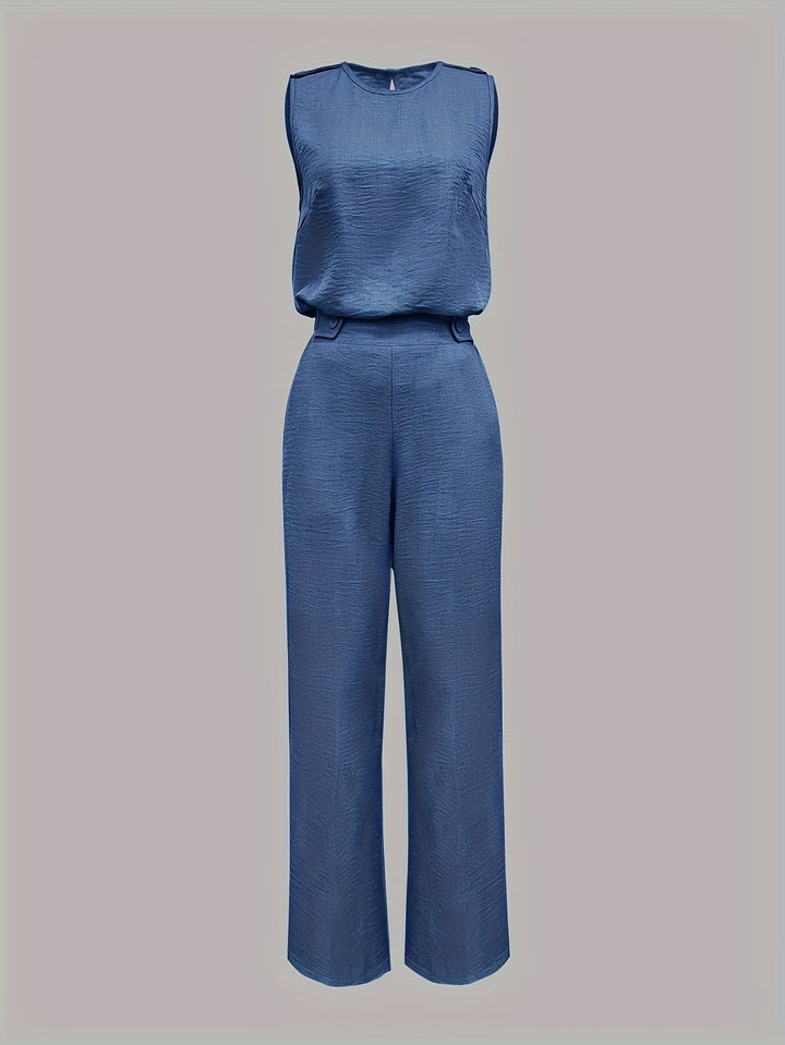 Stella™ | Sleeveless Top & Straight-Leg Pants Set