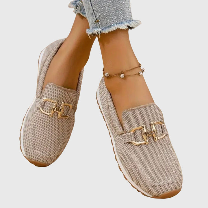 Elara™ | Luxe Chain Slip-On Sneakers