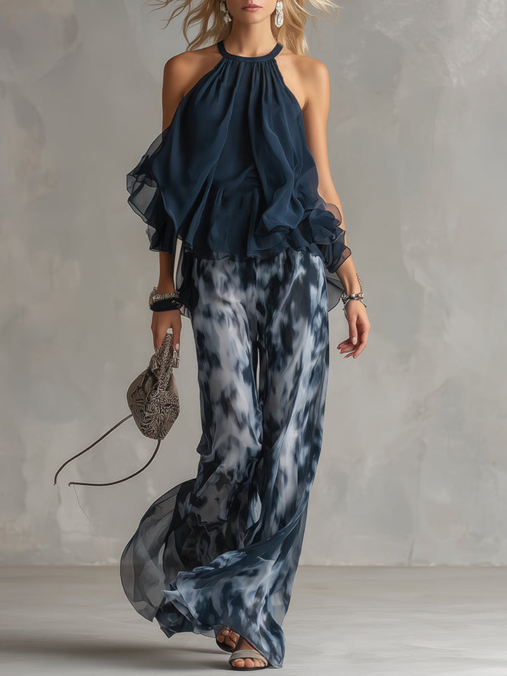Ludovica Elegant chiffon set