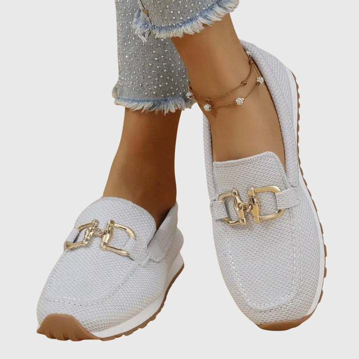 Elara™ | Luxe Chain Slip-On Sneakers