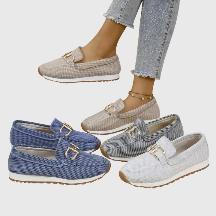 Elara™ | Luxe Chain Slip-On Sneakers