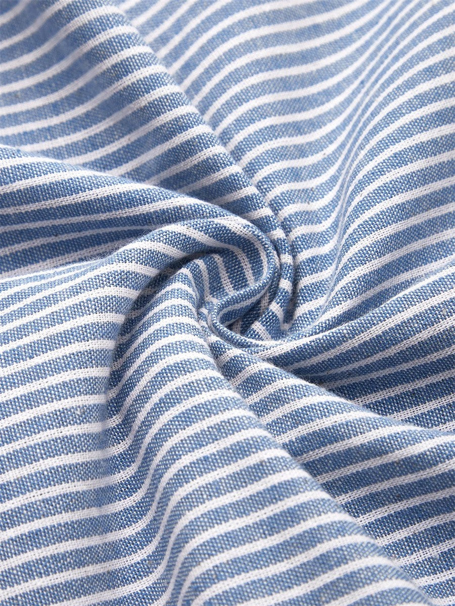Brienne™ | Striped Midi Dress with Effortless Comfort