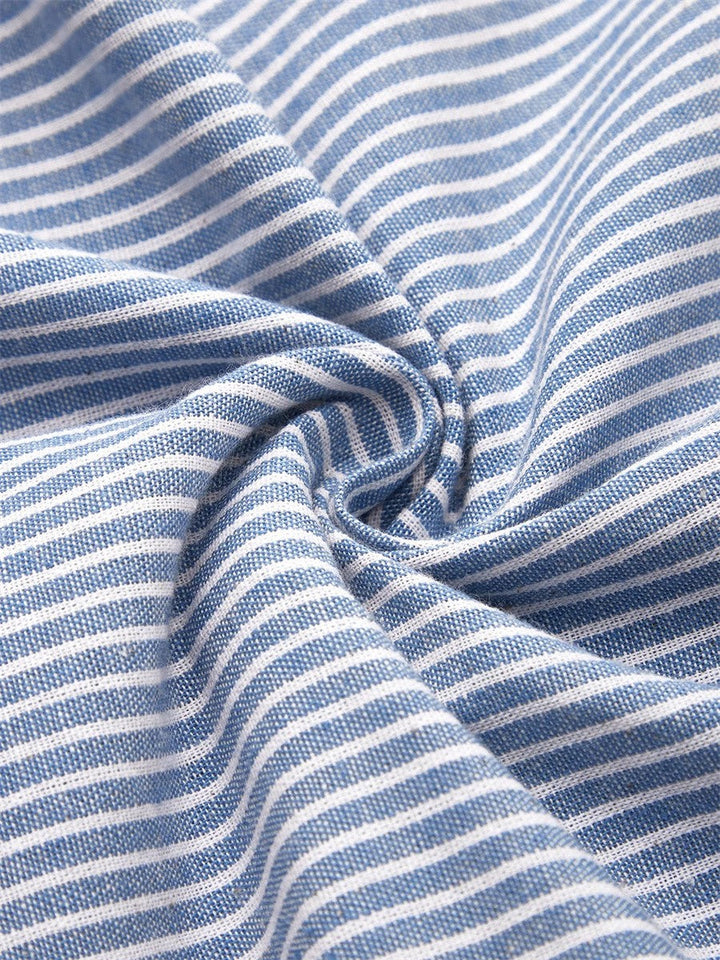Brienne™ | Striped Midi Dress with Effortless Comfort