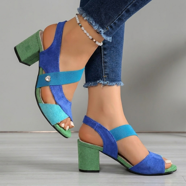 Isla™ | Colorblock Comfort Heels