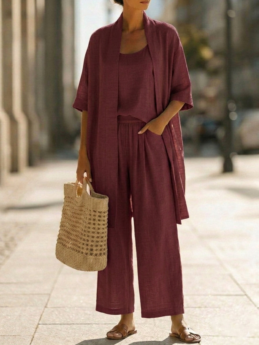Charlotte™ | Complete 3-Piece Linen Set
