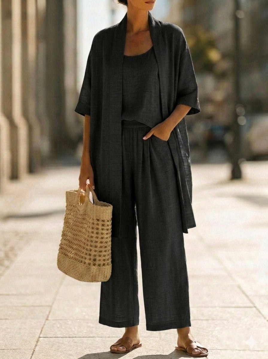 Charlotte™ | Complete 3-Piece Linen Set