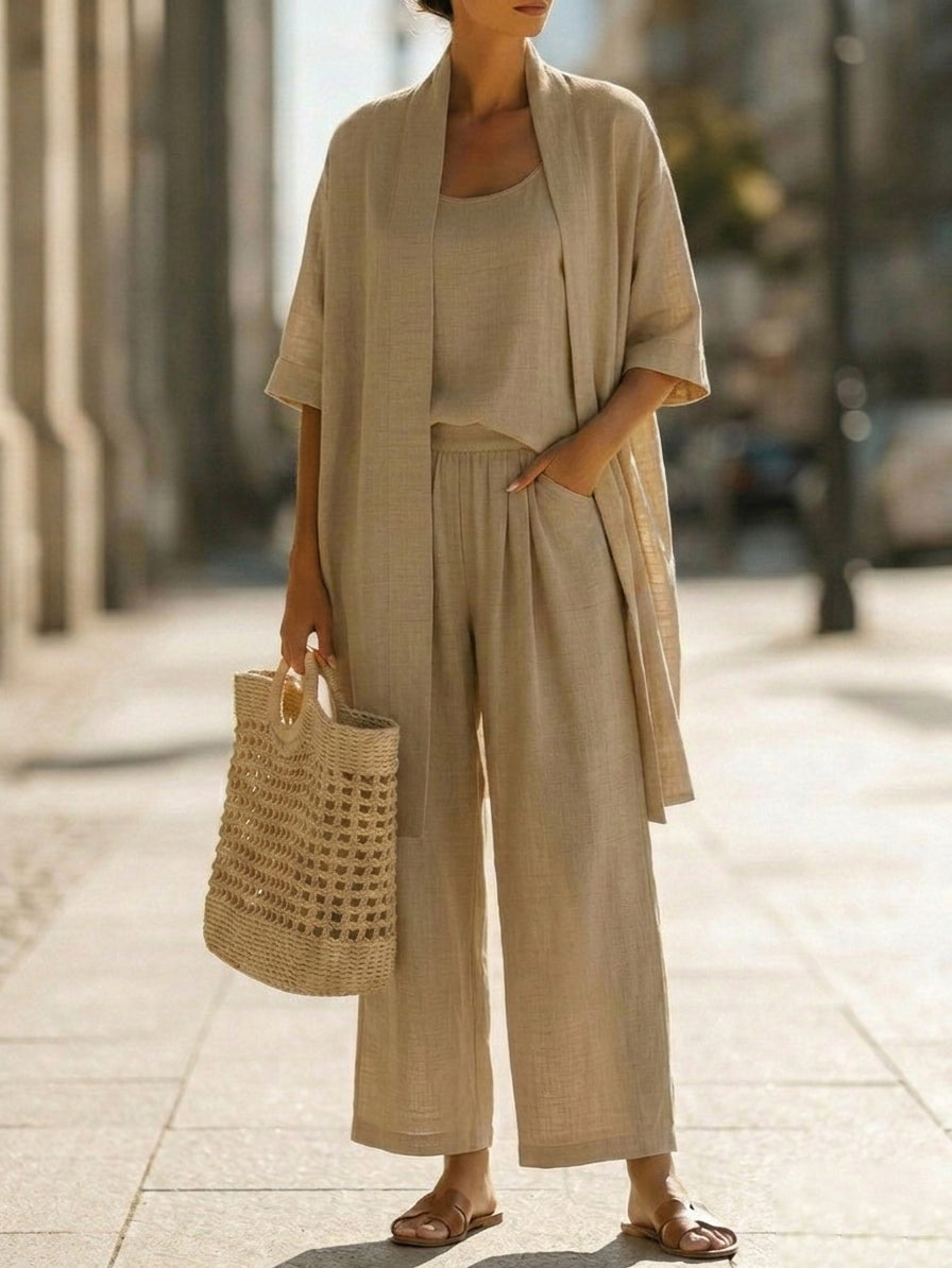 Charlotte™ | Complete 3-Piece Linen Set